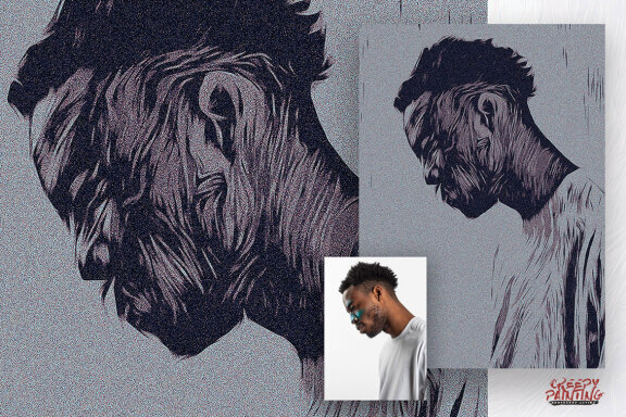 Creepy Painting Photoshop Action