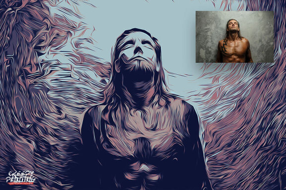 Creepy Painting Photoshop Action