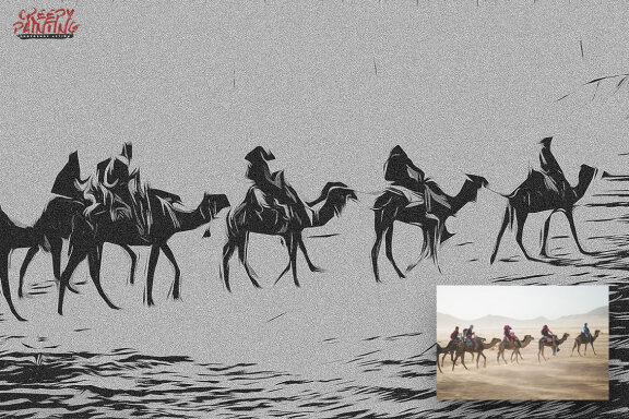 Creepy Painting Photoshop Action