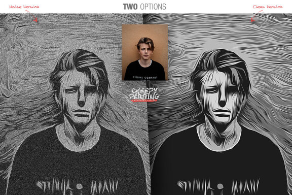 Creepy Painting Photoshop Action