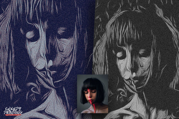 Creepy Painting Photoshop Action