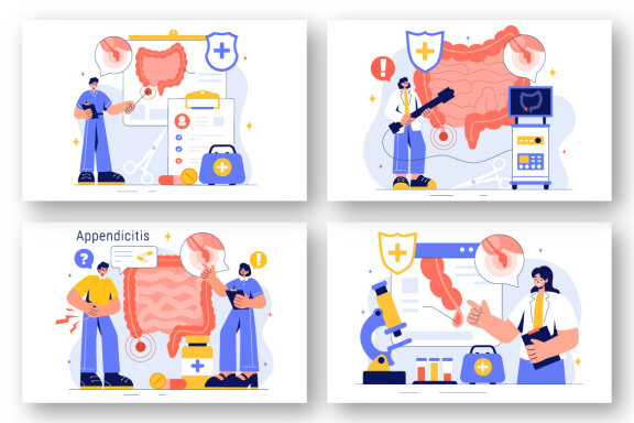 9 Appendicitis Inflammation Illustration