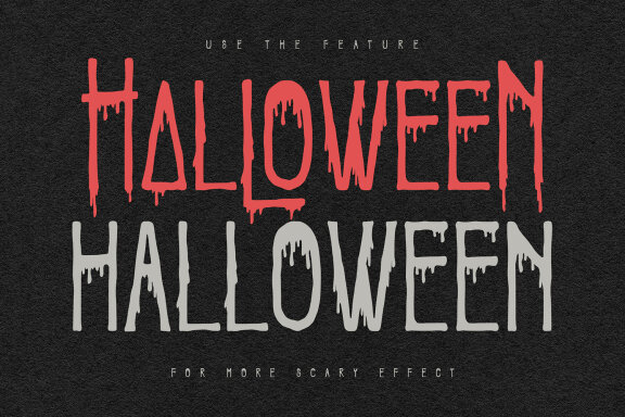 Faols Buloed Dripping Horror Display Font