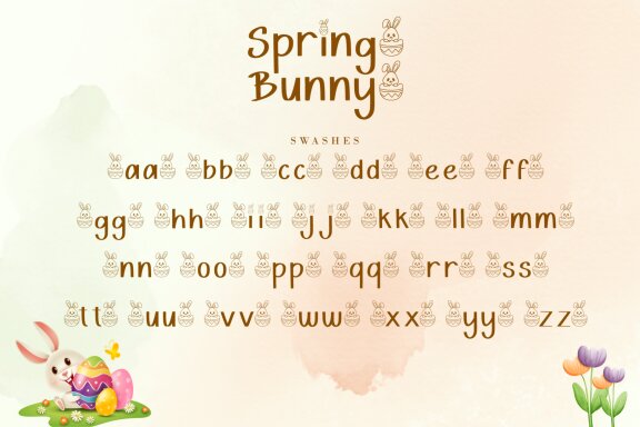 Spring Bunny FREE Font