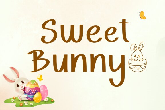 Spring Bunny FREE Font