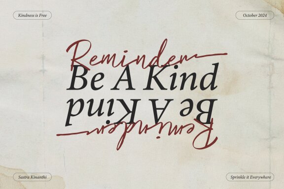 Sastra Kinanthi | Handwritten Script