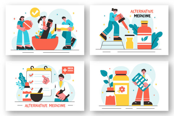 11 Alternative Medicine Illustration