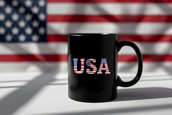 Grunge American Flag Alphabet Bundle