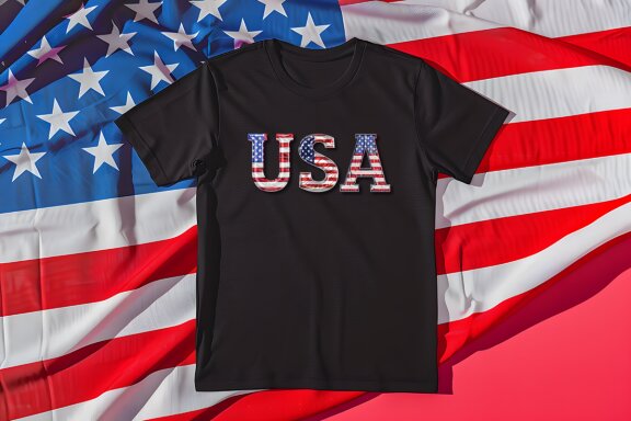Grunge American Flag Alphabet Bundle