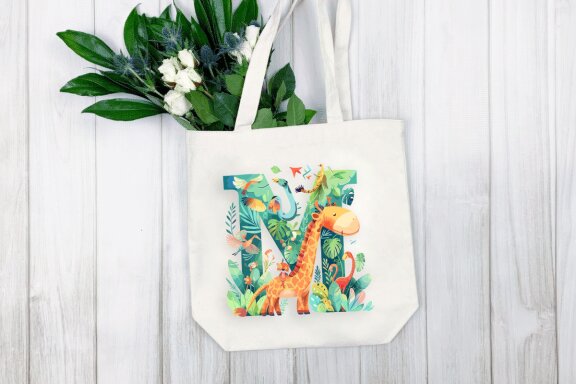 Cute Animal Alphabet Clipart Bundle