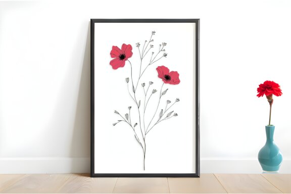 Spring Wildflower Clipart Bundle
