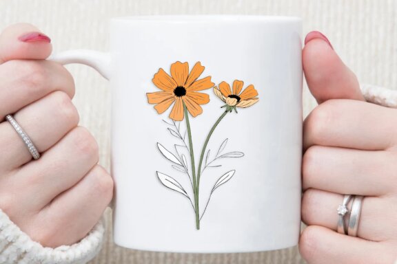 Spring Wildflower Clipart Bundle