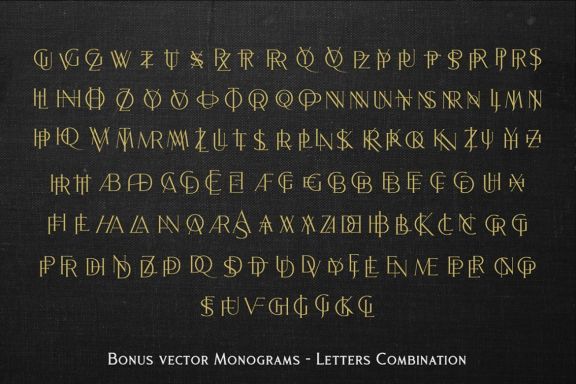 Mourich Elegant Font | With Extra