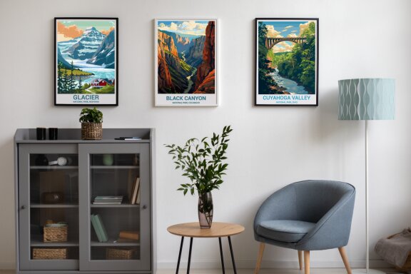 63 USA National Parks Digital Poster Bundle