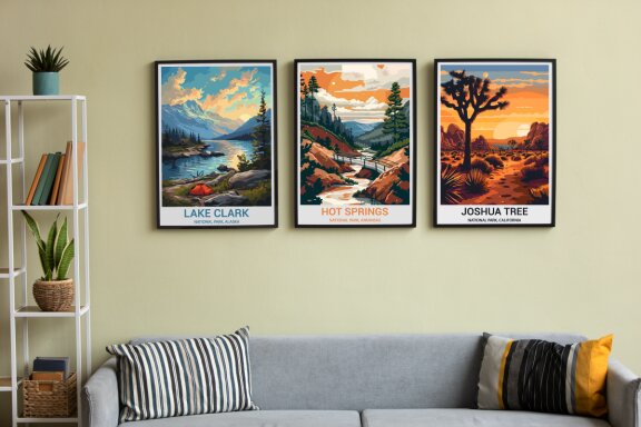63 USA National Parks Digital Poster Bundle