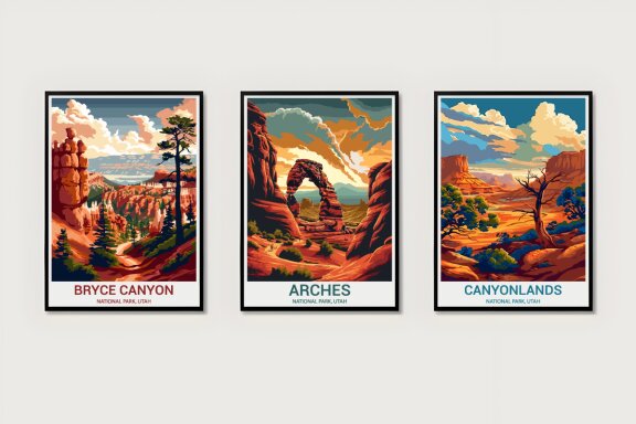 63 USA National Parks Digital Poster Bundle