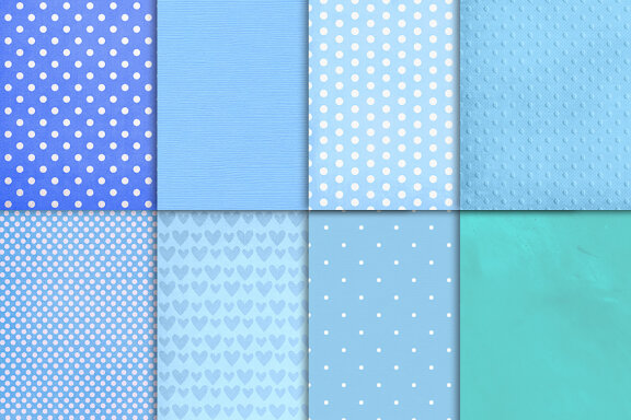 Blue Papers Digital Scrapbooking