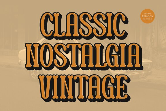 Refagon | Retro Slab Serif