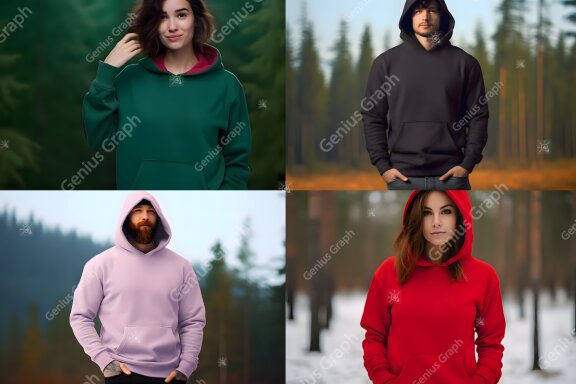 Gildan 18500B Hoodie Mockup Bundle