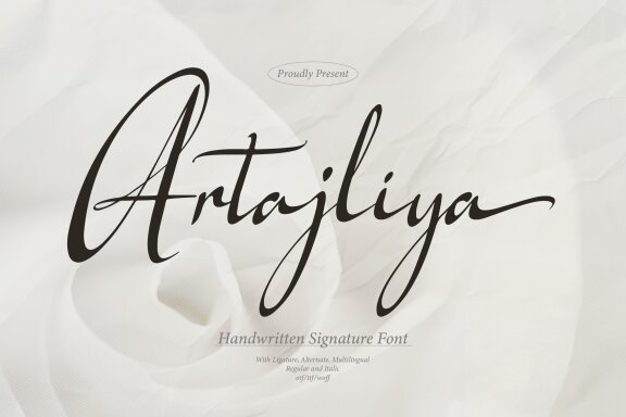 Artajliya | Handwritten Signature Font