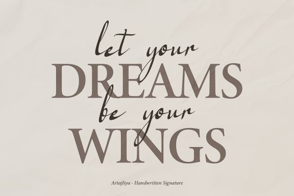 Artajliya | Handwritten Signature Font