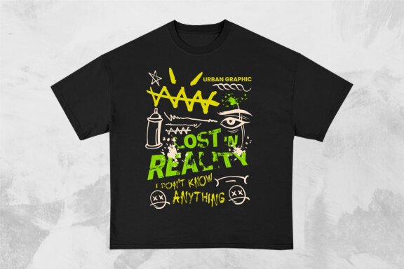 Graffiti Streetwear T-shirt Designs Bundle