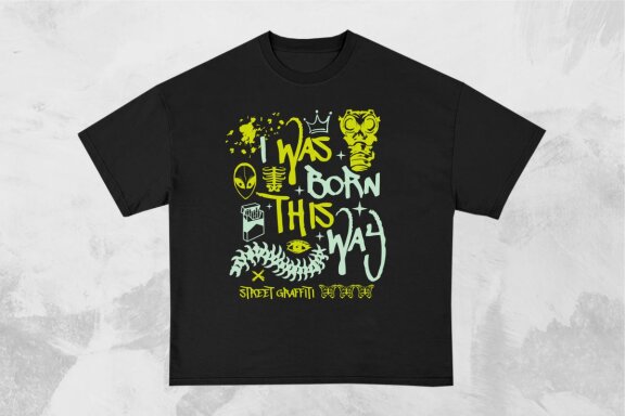 Graffiti Streetwear T-shirt Designs Bundle