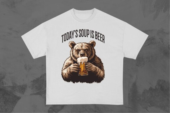 Animals Drinking Beer T-shirt Designs Bundle