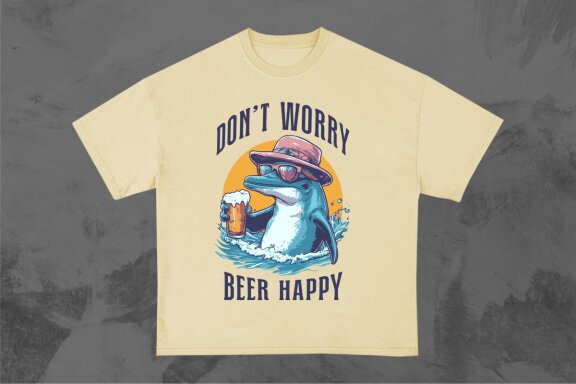 Animals Drinking Beer T-shirt Designs Bundle