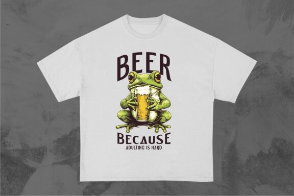 Animals Drinking Beer T-shirt Designs Bundle