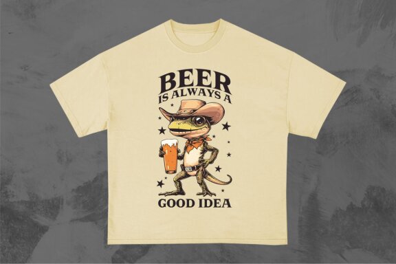 Animals Drinking Beer T-shirt Designs Bundle
