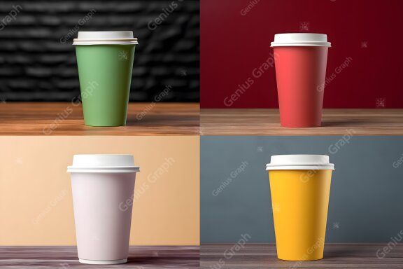 Paper Coffee Cup Mockup Bundle