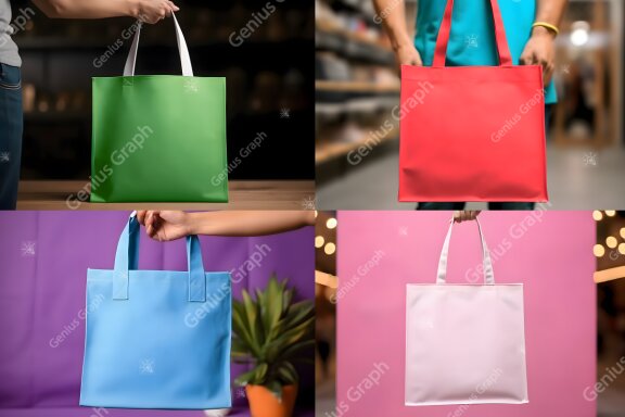 POD Marketing Tote Bag Mockup Bundle