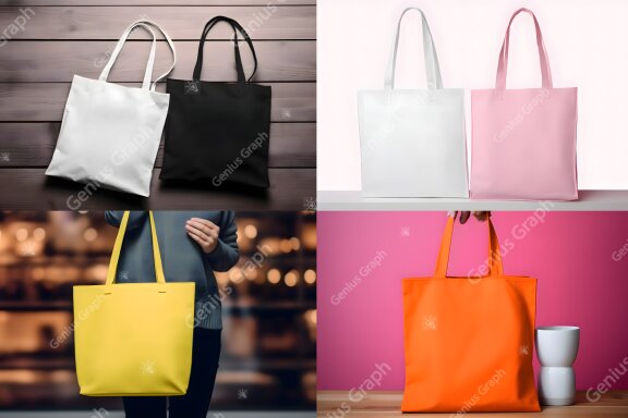 POD Marketing Tote Bag Mockup Bundle