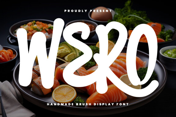 Wero Handmade Brush Display Font