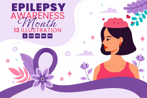 13 National Epilepsy Awareness Month Illustration