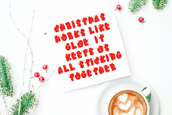 Migsta Spows Christmas Display Font