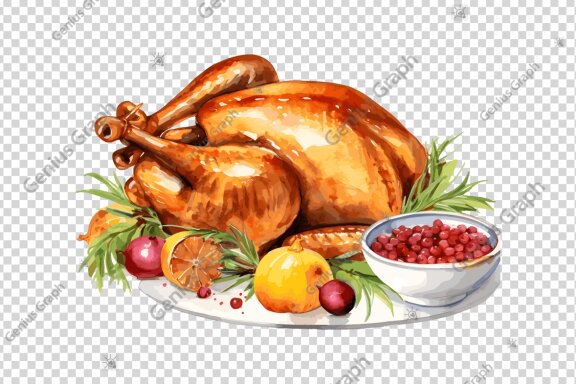 Thanksgiving Day Watercolor Clipart Bundle