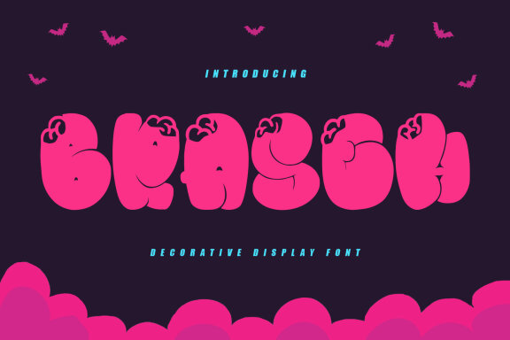 Braseh Decorative Display Font