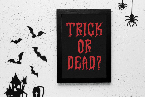 Buckorz Dripping Horror Display Font