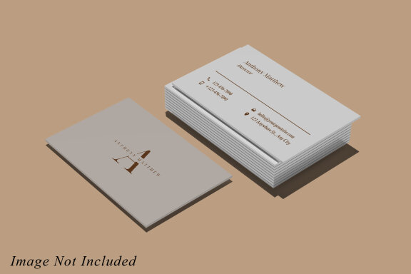 Elegant Business Card Mockup