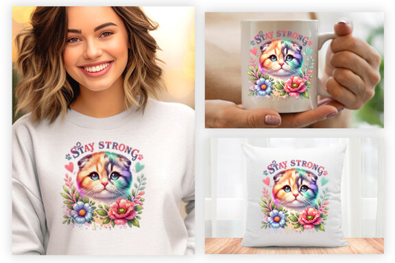 Cute Cat FREE Clipart Bundle