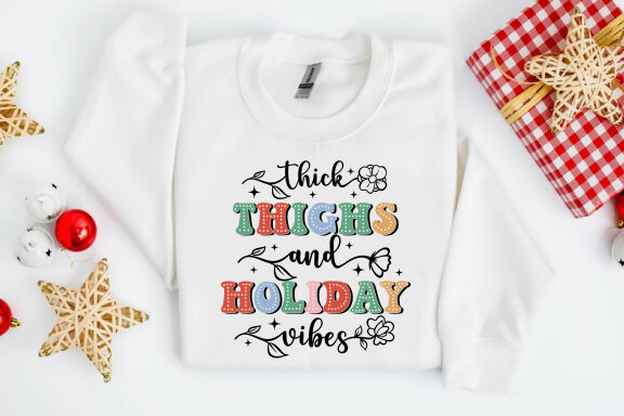 Retro Christmas Sublimation Design