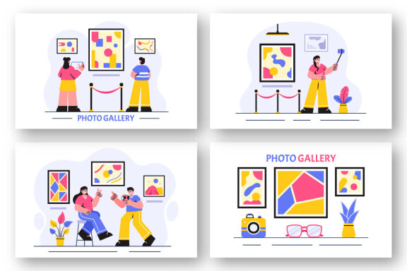 13 Photo Gallery Illustration
