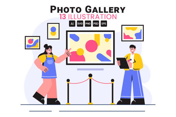 13 Photo Gallery Illustration