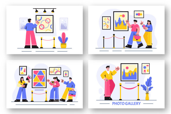 13 Photo Gallery Illustration