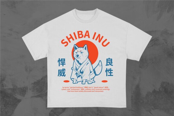 Japanese Vintage Graphic T-shirt Designs Bundle