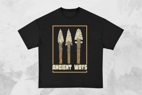 Bushcraft Survival Camp T-shirt Designs Bundle