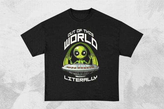 Funny Alien T-shirt Designs Bundle