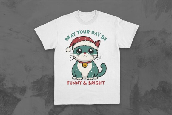 Retro Christmas Animal Celebration T-shirt Designs Bundle